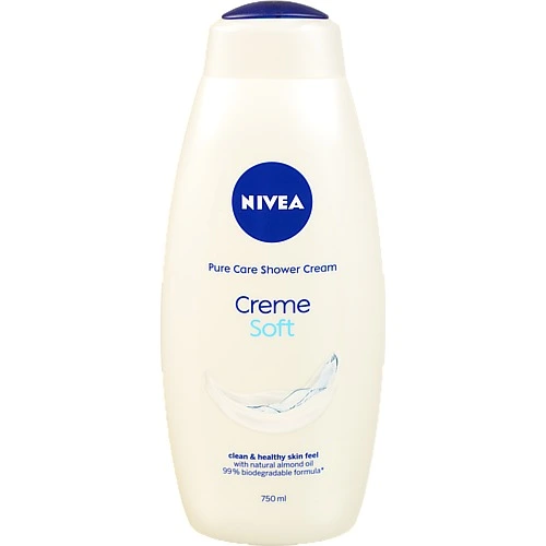 Гель д.душу Nivea 750мл shower Сreme Soft догляд