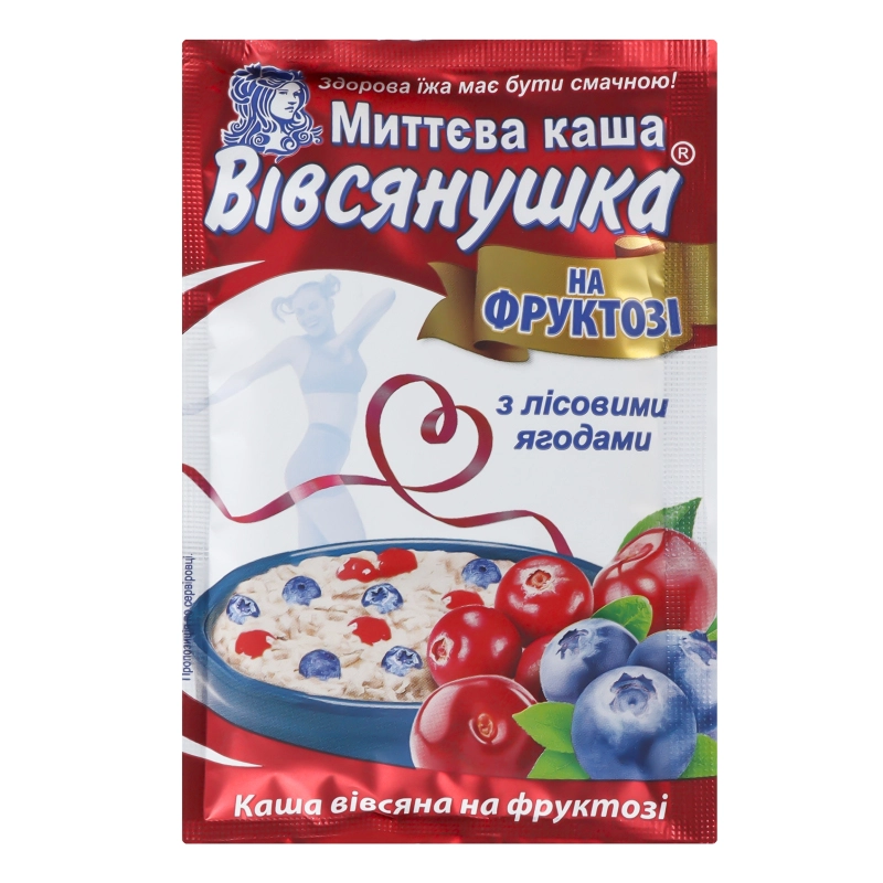 Каша Ваша 40г лісова ягода фруктоза