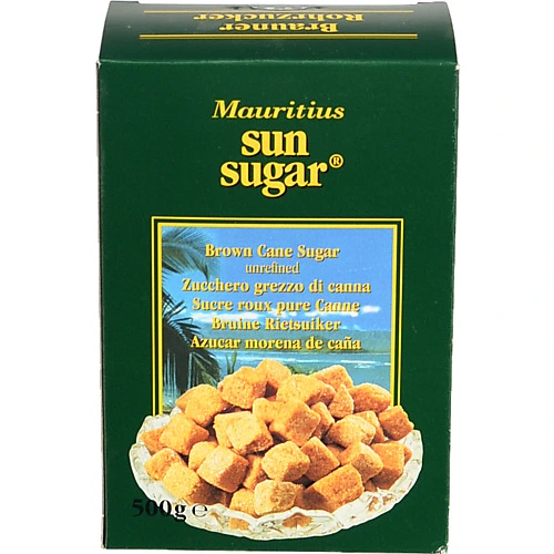 Цукор Sun Sugar 500г рафінад коричневий тросніковій