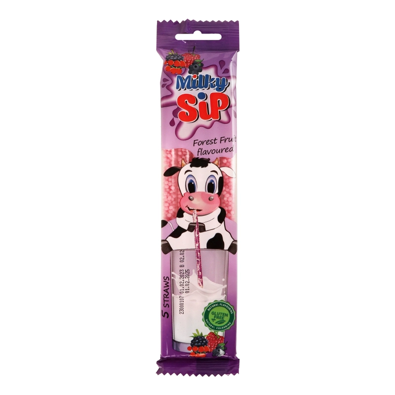 Трубочка д.молока Milky Sip 30г лісові ягоди