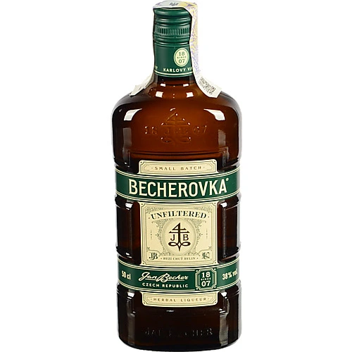 Лікер Becherovka 0.5л 38% unfiltered на травах