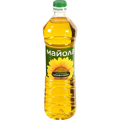 Олія Майола 0.85л соняшникова нерафінована
