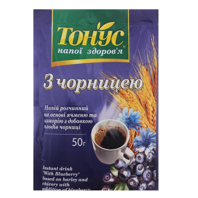 Напій Золотое Зерно 50г чорниця