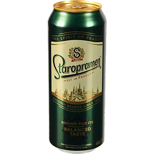 Пиво Старопрамен 0.48л з.б