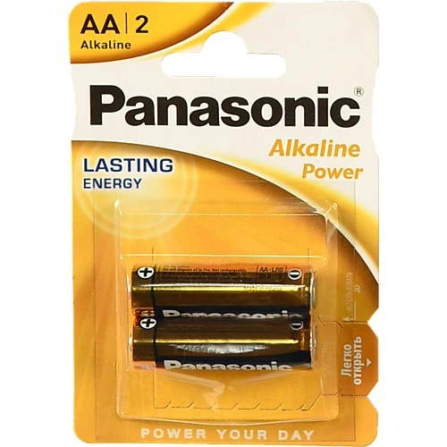 Батарейка Panasonic ALKALINE POWER AA BLI 2