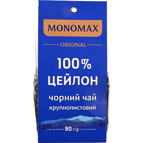 Чай Мономах 90г цейлонський чорний крупнолистовий