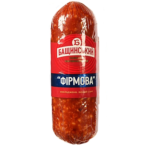 Ковбаса Бащинський 280г фірмова в.с н.к
