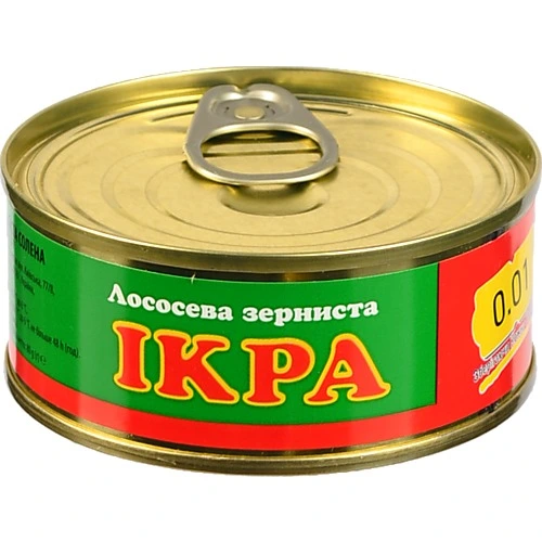 Ікра 0.01 80г лососева червона з.б