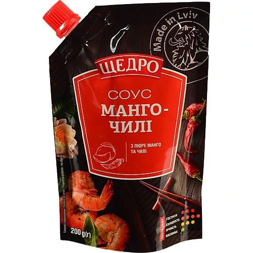 Соус Щедро 200г манго чилі д.п