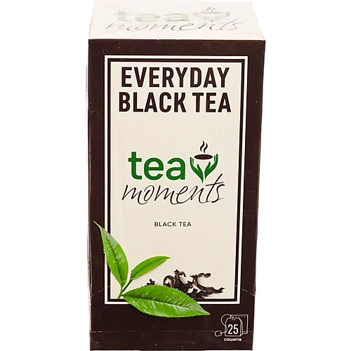 Чай Tea Moments 25сашет щоденний чорний