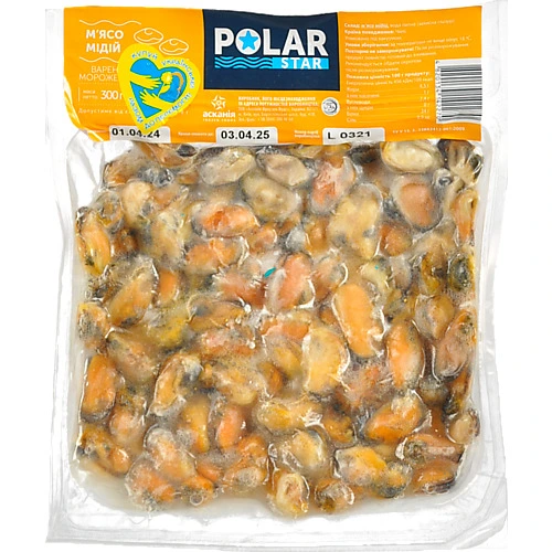 М'ясо мідій Polar Star в/м в/у 300г