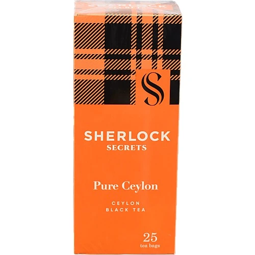 Чай Sherlock Secrets 25п чистий цейлон чорний