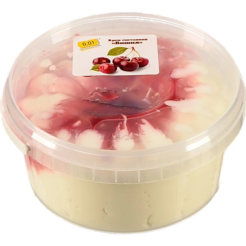Крем сметанний 0.01 450г вишня
