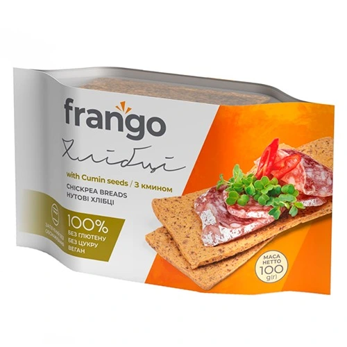 Хлібці Frango 100г нутові з кмином