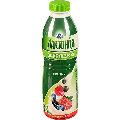 Напiй Лактонія 750мл 1.5% закваска лісові ягоди бут