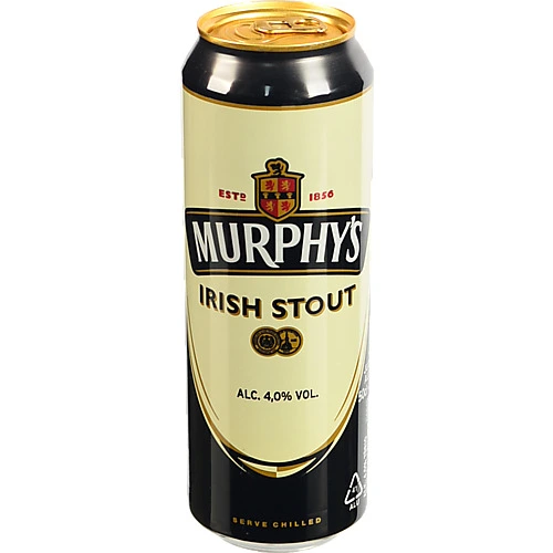 Пиво 500мл 4% темне пастеризоване Irish stout Murphy's з/б