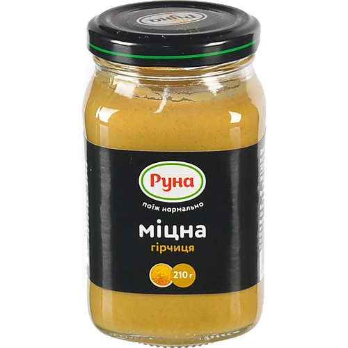 Гірчиця Руна 210г міцна