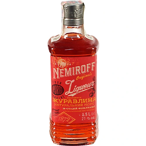 Настоянка Nemiroff 0.5л журавлина штоф оригінал