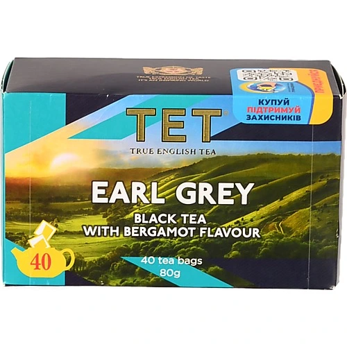 Чай TET Earl Grey 40шт