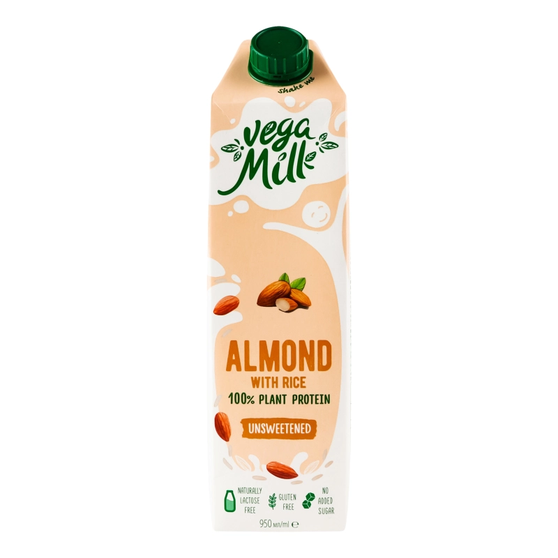 Напiй Vega Milk TPA 950мл рисово-мигдальний