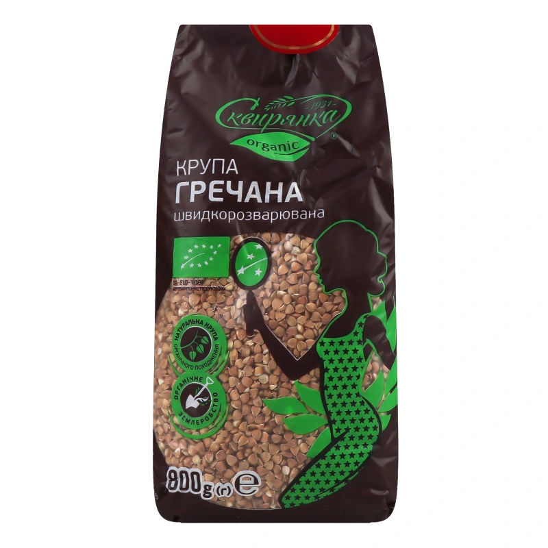 Крупа Сквірянка 800г гречана органічна