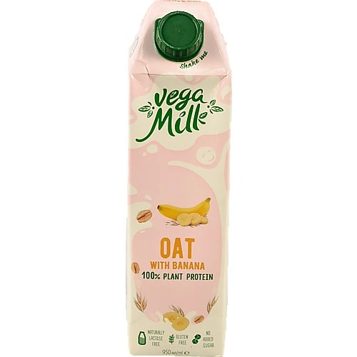 Напiй Vega Milk TPA 950мл вівсяний з бананом
