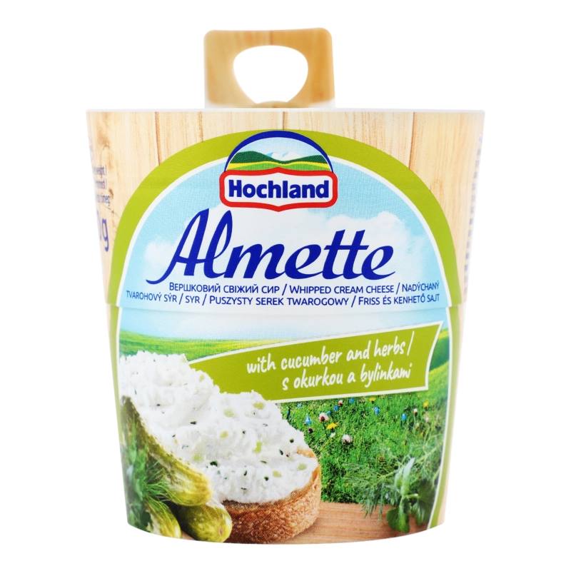 Сир пл. Альметте 150г зелений