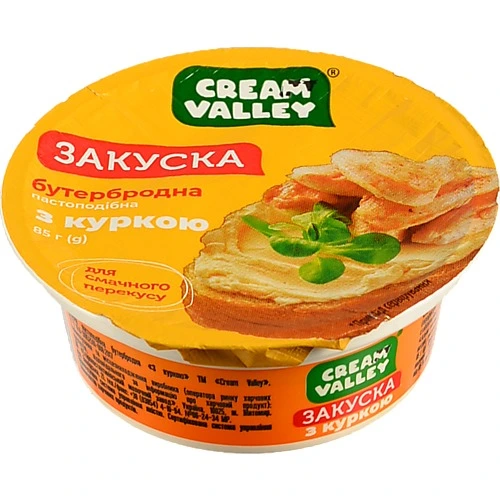 Закуска Cream Valley 85г куряча ст.