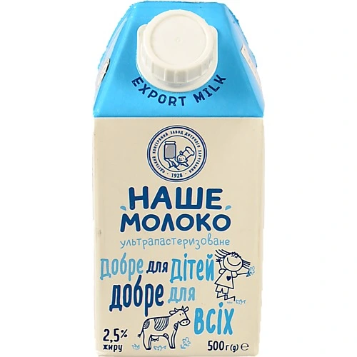 Молоко Наше Молоко 500г 2.5%