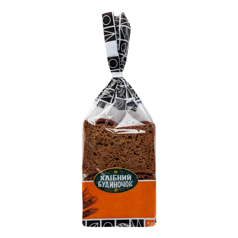 Хліб нарізний з родзинками Бородинський Хлібний Будиночок м/у 0.325кг