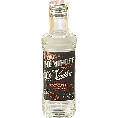 Горiлка Nemiroff 0.2л особа штоф