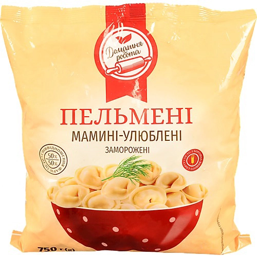 Пельмені Домашня робота 750г мамині улюблені