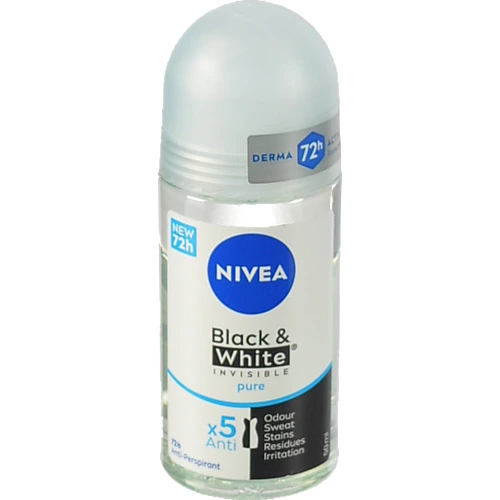 Антиперспірант Невидимий Pure Чорне та Біле Nivea 50мл