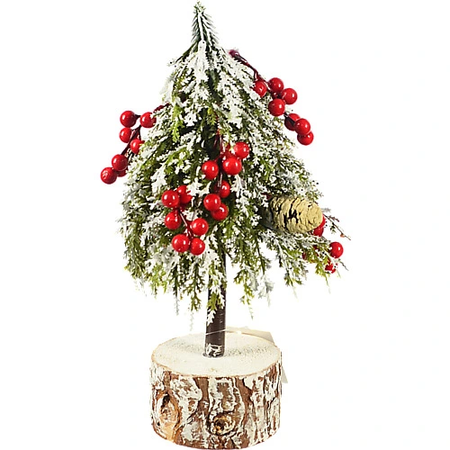 Декор новорічний Ялинка в горщику тип 8 23cm