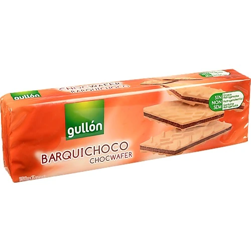 Вафлі Gullon 150г barquinata шоколадні