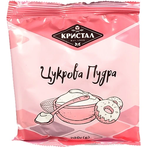 Цукрова пудра Кристал 200г