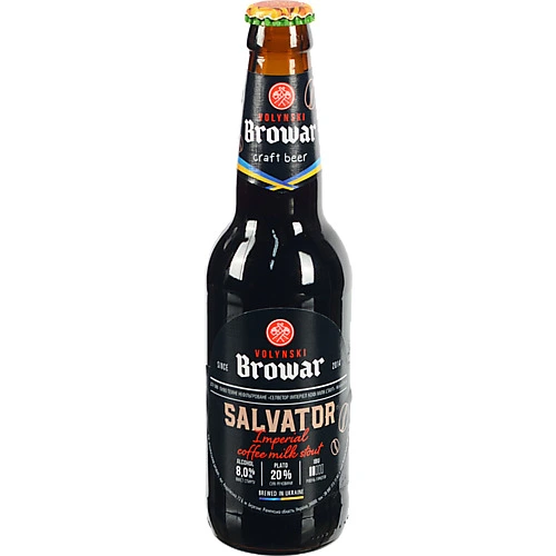 Пиво Волинський Бровар темне нефільтроване salvator