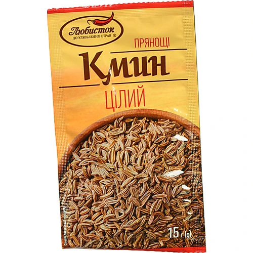 Приправа Любисток 15г кмин цiлий