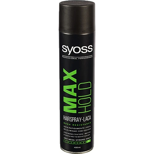 Лак д.волосся Syoss 400мл max hold