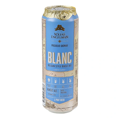 Пиво Volfas Engelman 0.568л BLANC з.б