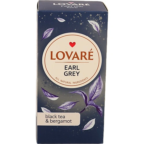 Чай Lovare 24*2г вergamot tea