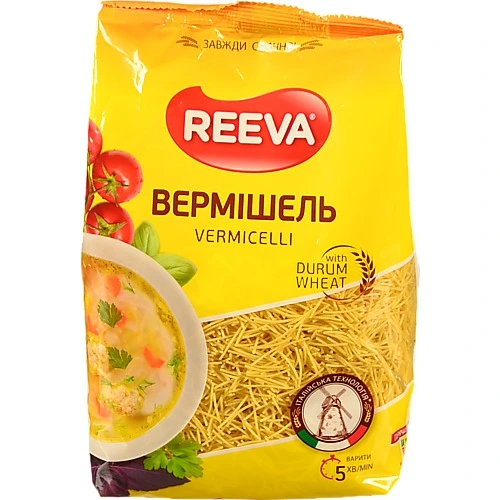 Макарони Reeva  400 г вермішель