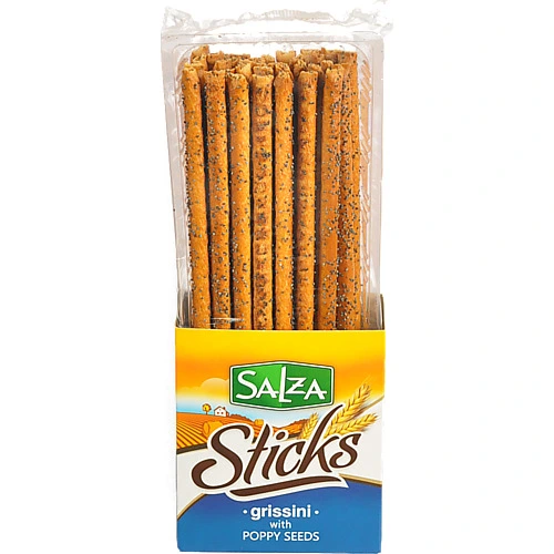 Грісіні Salza 235г мак
