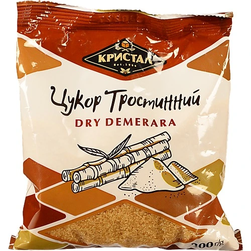 Цукор Кристал 300г тростинний