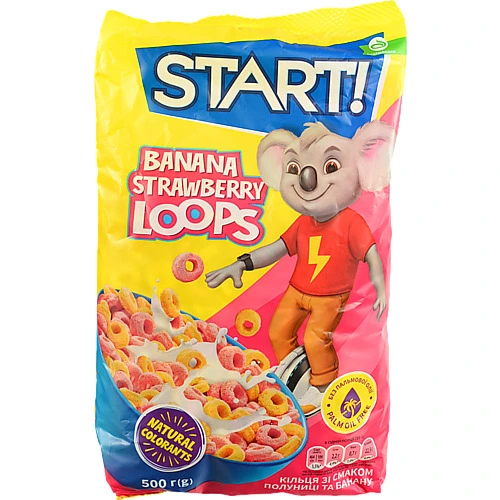 Кільця Start 500г полуниця банан п.е