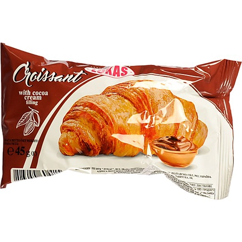 Круасан Лукас 45г какао-крем