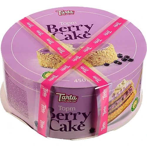Торт бісквітний Tarta 450г berry cake