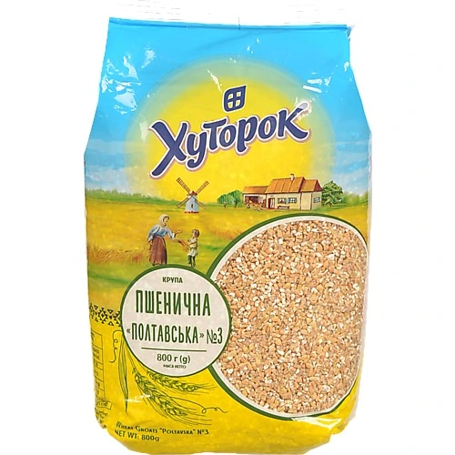 Крупа Хуторок 800г пшенична полтавська