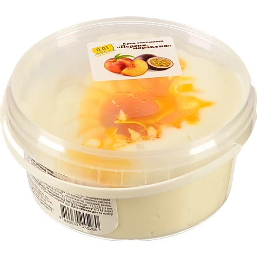 Крем сметанний 0.01 450г персик маракуйа