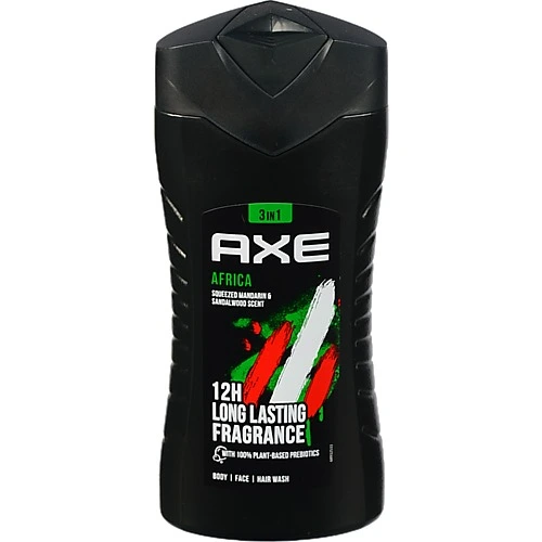 Гель д.душу та шампунь Axe 250мл африка